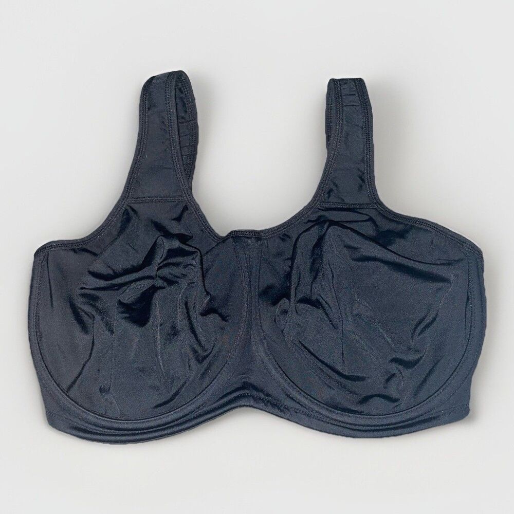 Wacoal 855170# Simone Unlined Underwire Sport Bra US Size 34G Black